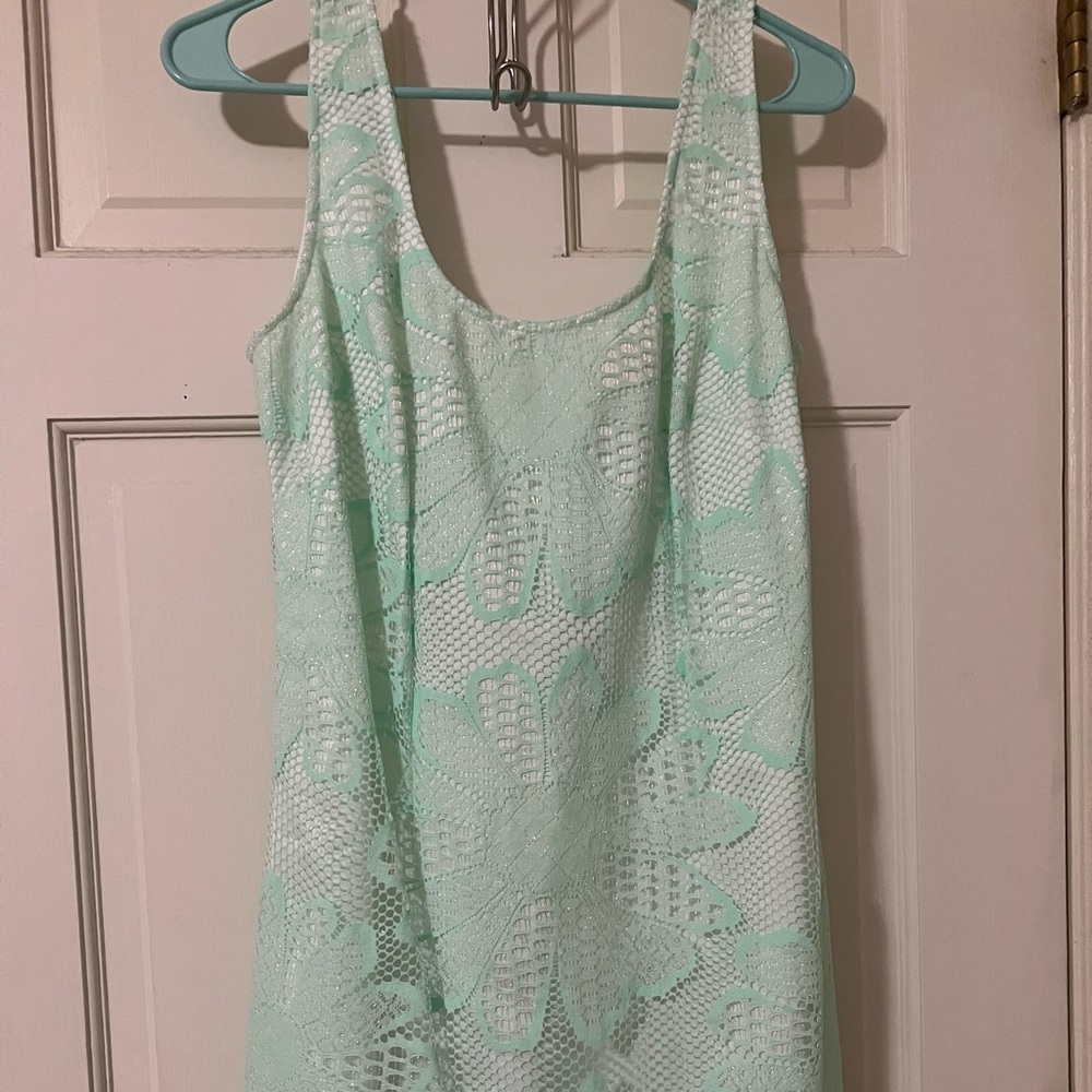 Mint Glitter Lilly Pulitzer dress